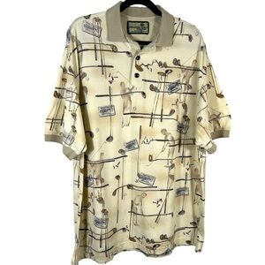 Y2K Timeless Classic "Dockers" Golf Khakiware Polo Men's XL